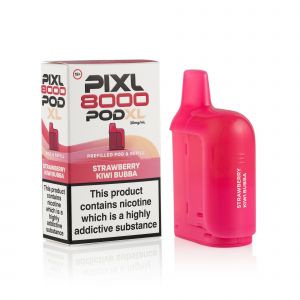 Pixl 8000 Strawberry Kiwi Bubba pod and box